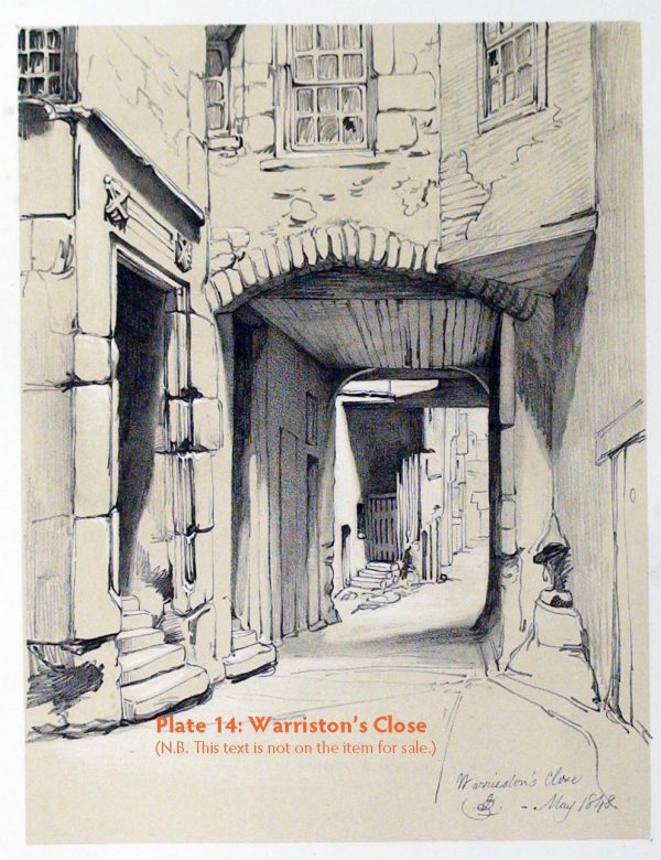 Plate 14: Warriston’s Close, 1848