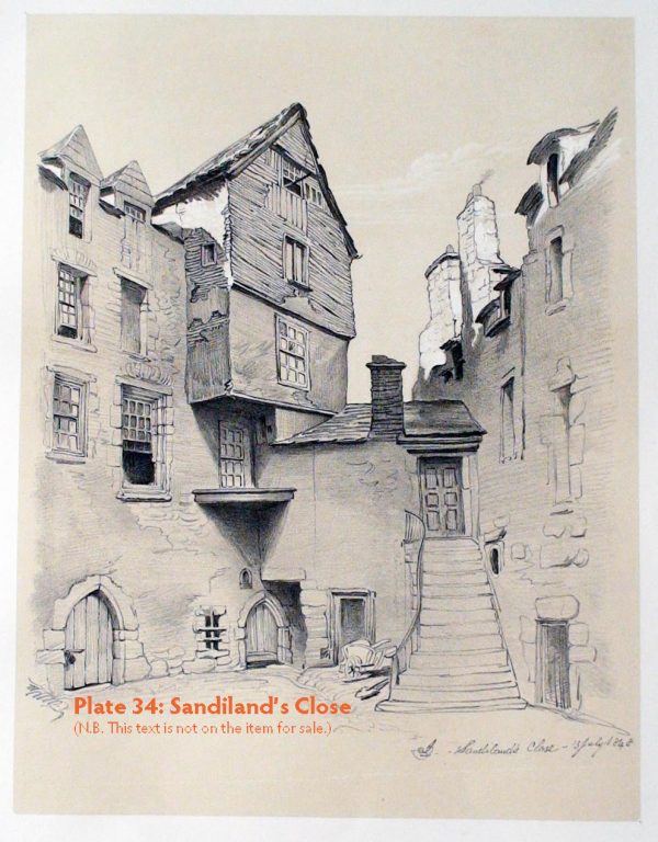 Plate 34: Sandiland’s Close, 1848