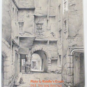 Plate 5: Riddle’s Court, 1854