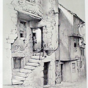 Plate 50: Fleshmarket Close, Canongate, 1860