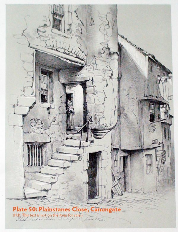 Plate 50: Fleshmarket Close, Canongate, 1860