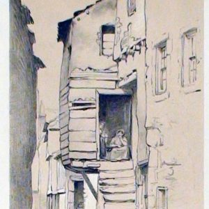 Plate 52: Plainstanes Close, Canongate, 1849