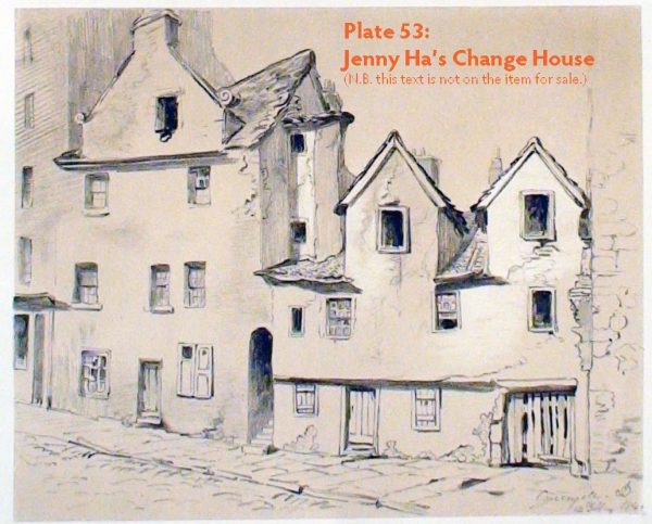Plate 53: Jenny Ha’s Change House, Canongate, 1841