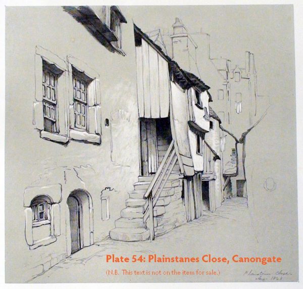 Plate 54: Plainstanes Close, Canongate, 1848