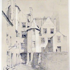 Plate 56: St John’s Close, Canongate, 1858