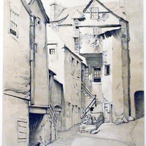 Plate 58: Reid’s Close, Canongate, 1850