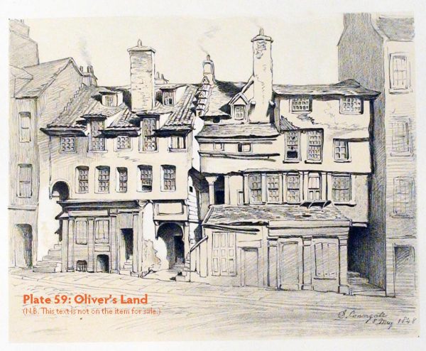 Plate 59: Oliver’s Land, Canongate, 1848