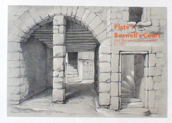 Plate 7: Boswell’s Court, 1852