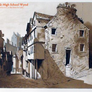 Plate 72: High School Wynd, looking down to The Cowgate