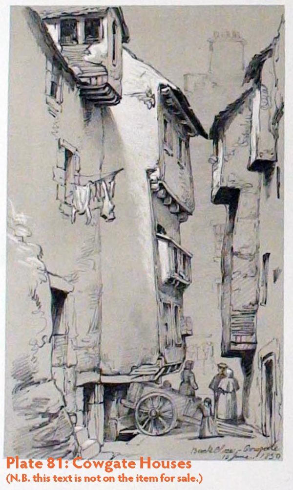 Plates 80, 81 & 82: Cowgate houses, 1848 - Image 2