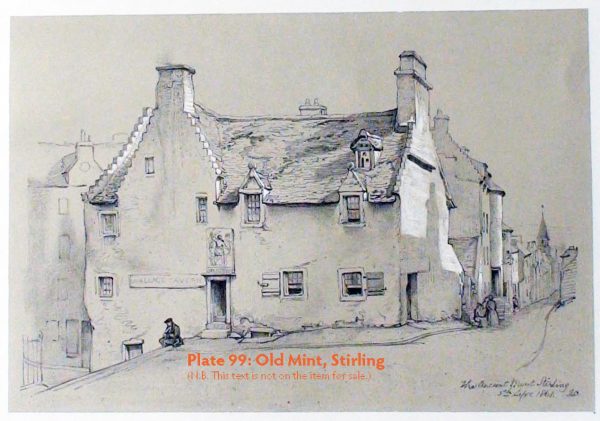 Plates 98 & 99: Old Mint, Stirling, 1856 - Image 2